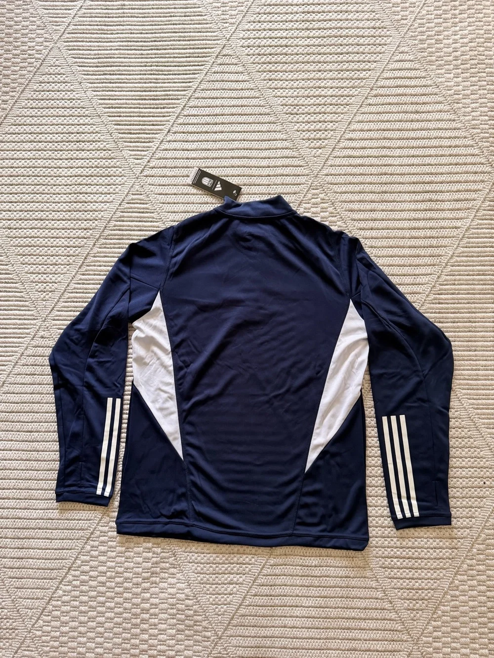 adidas Navy and White Italy Training Track Top & Pants Set
